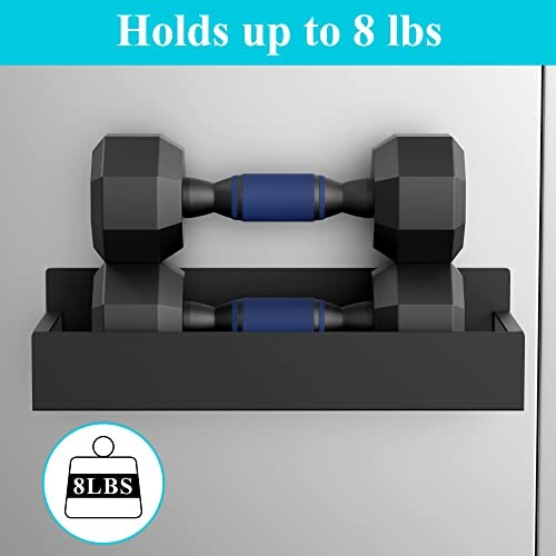 Magnetic spice storage rack organizer in use on refrigerator.