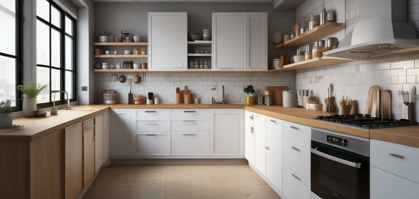 Organized small kitchen